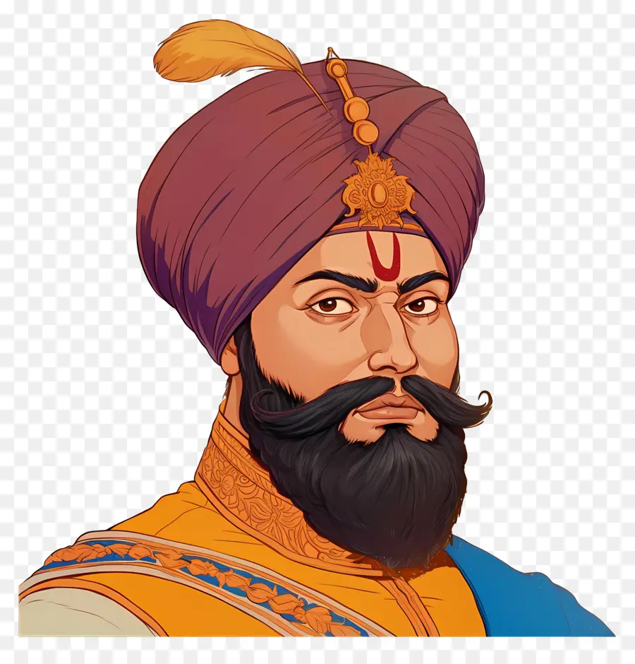 Guru Govind Singh Jayanti，Figura Histórica PNG