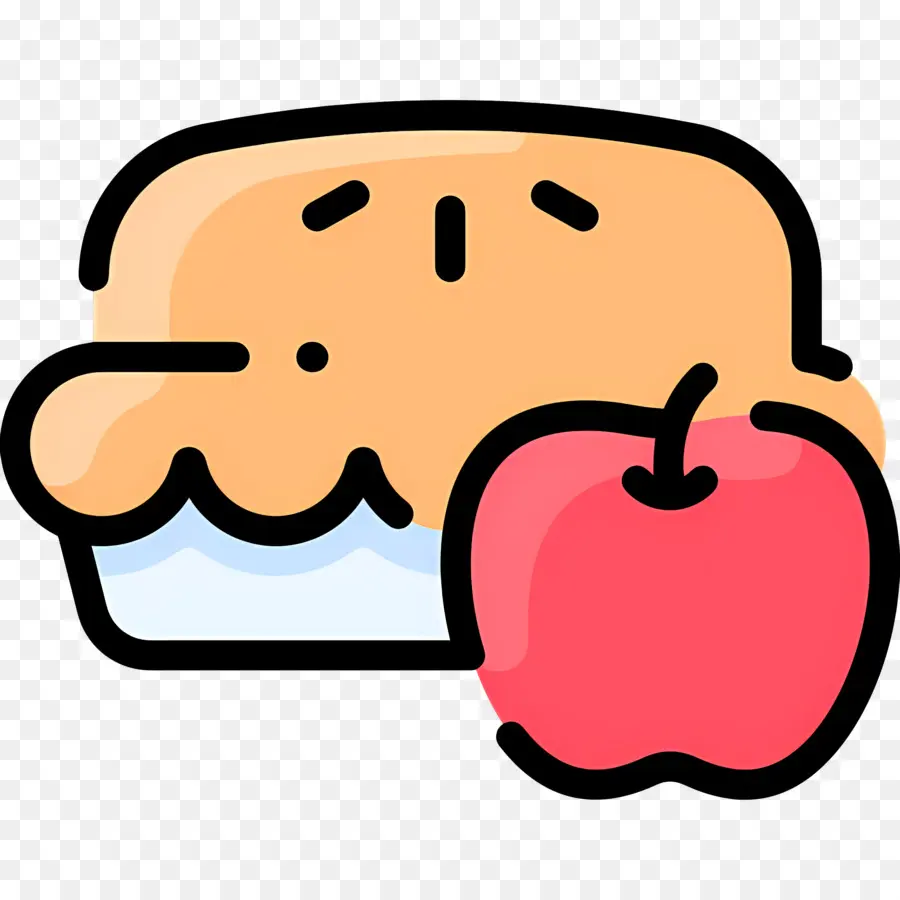 Torta De Maçã，Sobremesa PNG