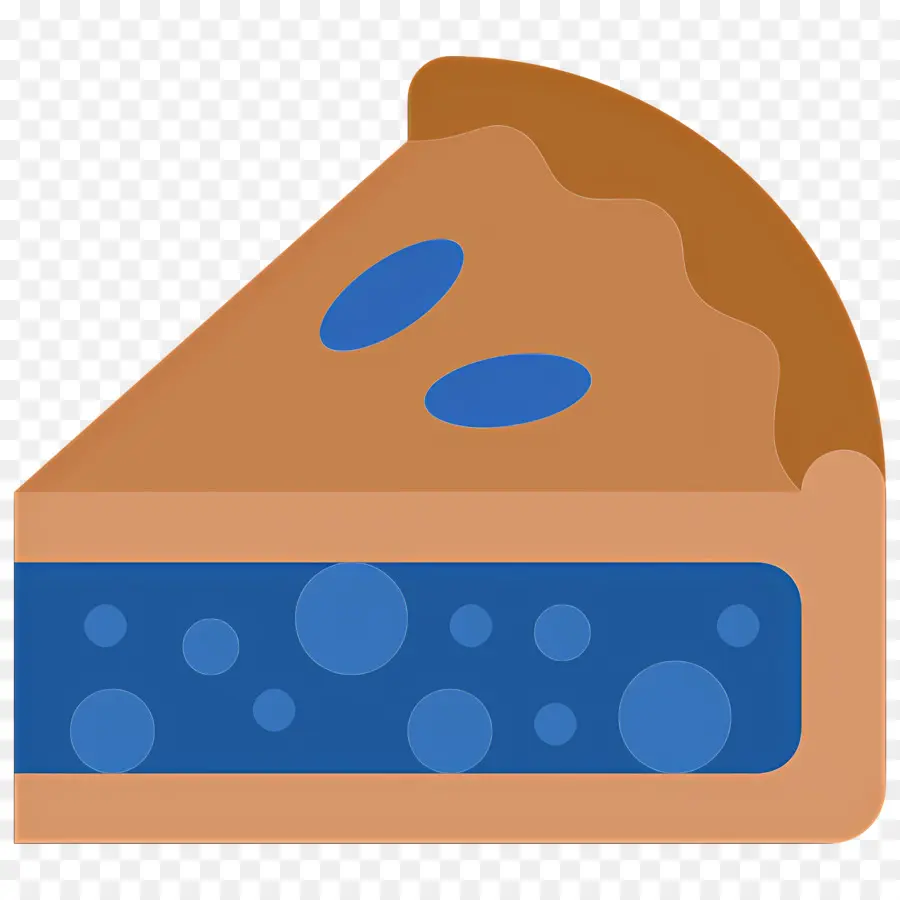 Torta De Mirtilo，Fatia De Torta PNG