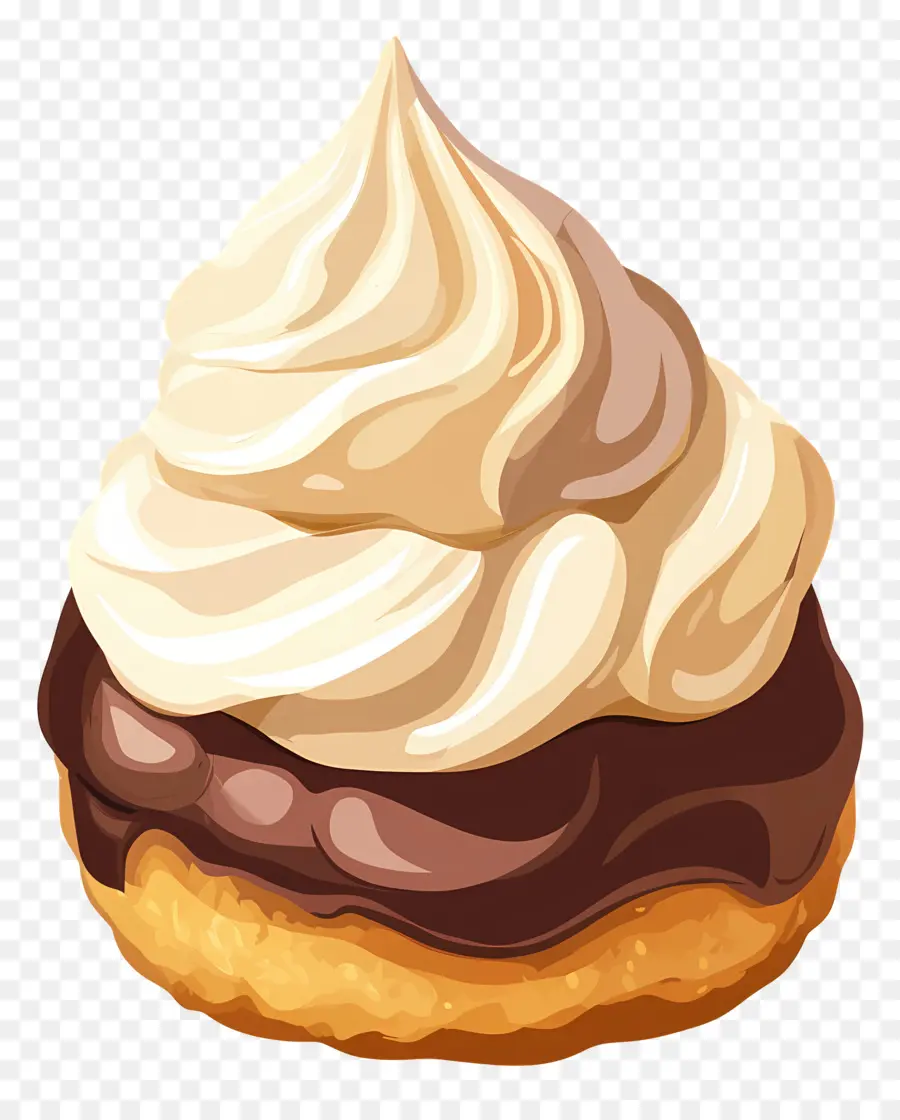 Profiterol，Folhado De Creme PNG