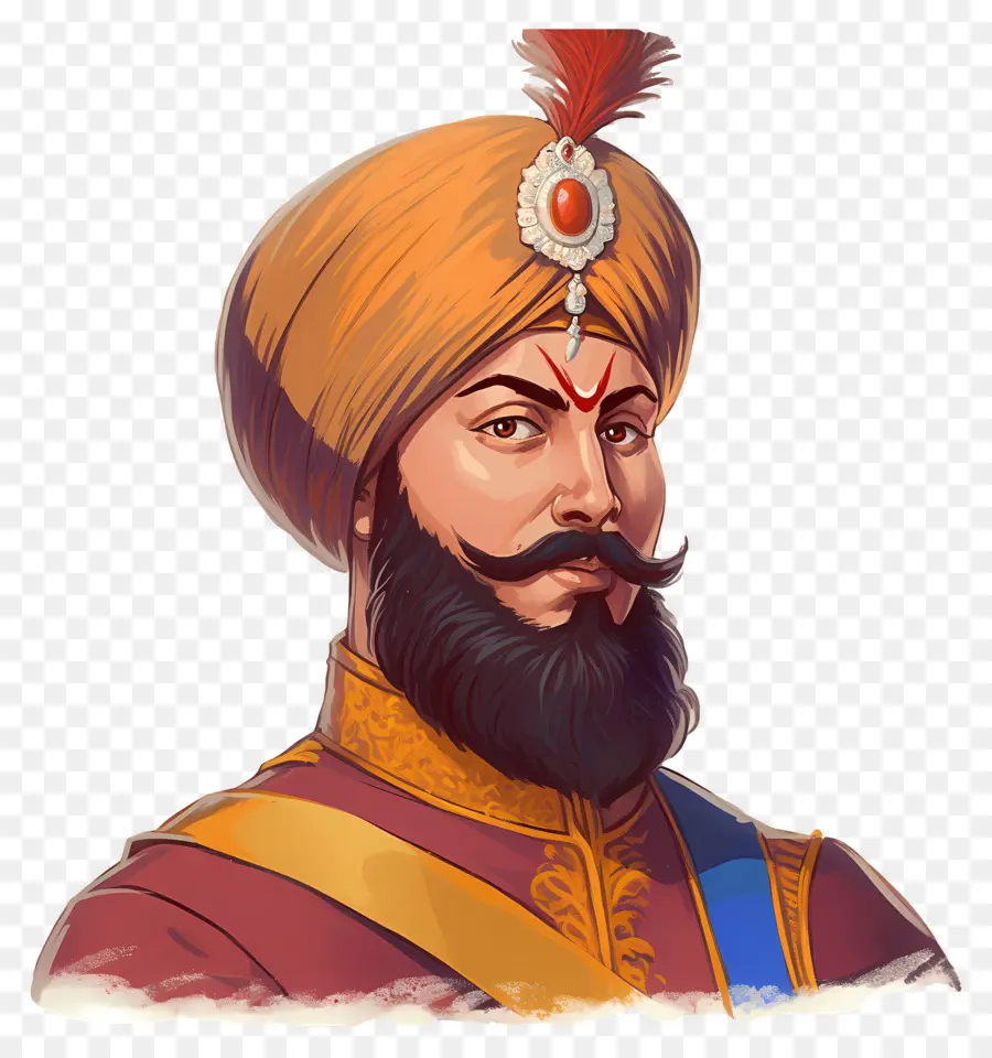 Guru Govind Singh Jayanti，Figura Histórica PNG