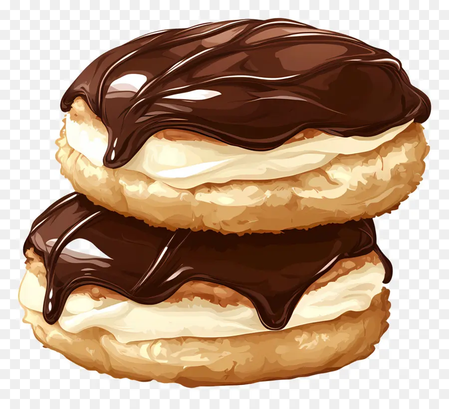 Profiterol，Rosquinha De Chocolate PNG