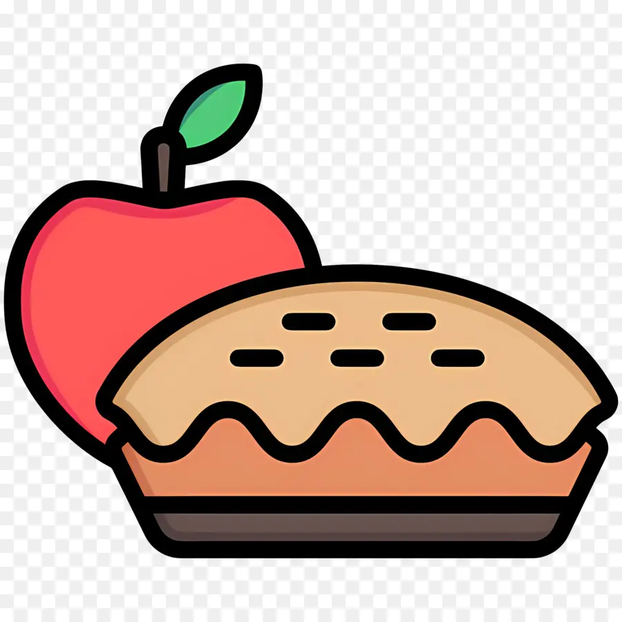 Torta De Maçã，Sobremesa PNG