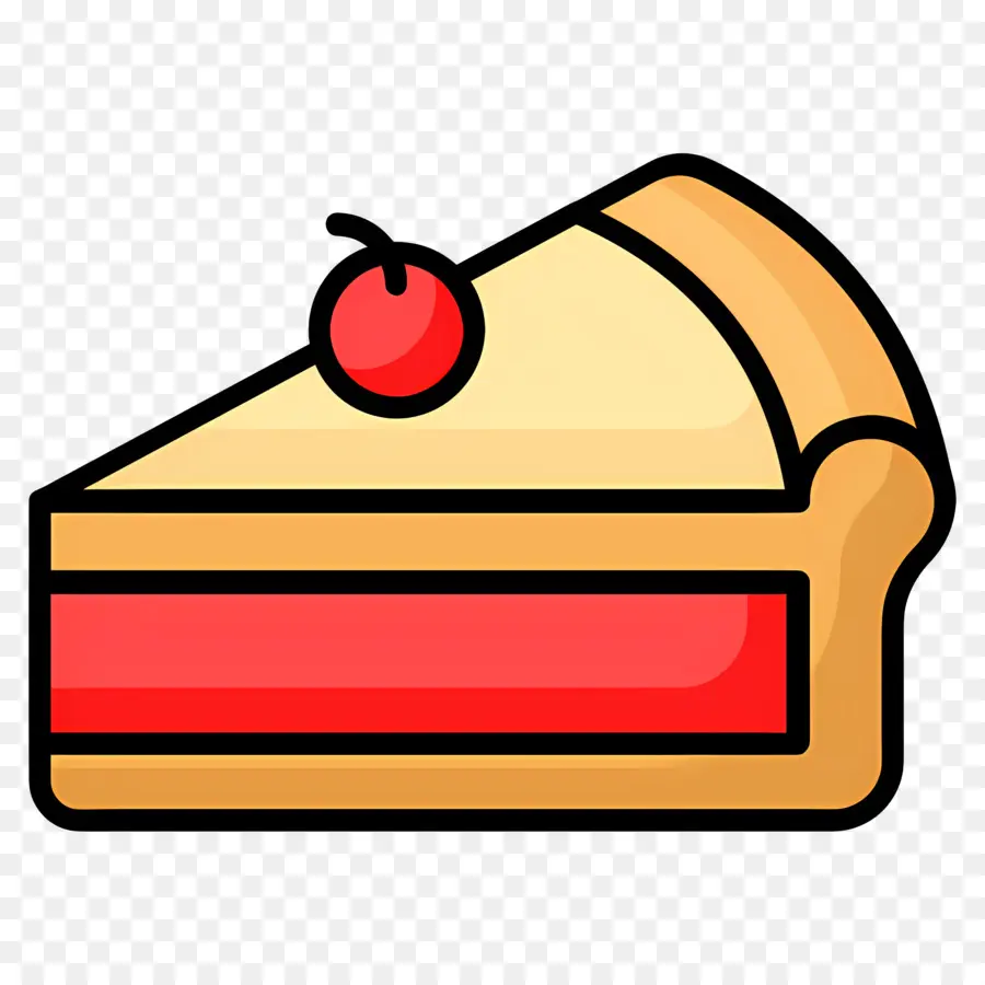 Torta De Cereja，Fatia De Torta PNG