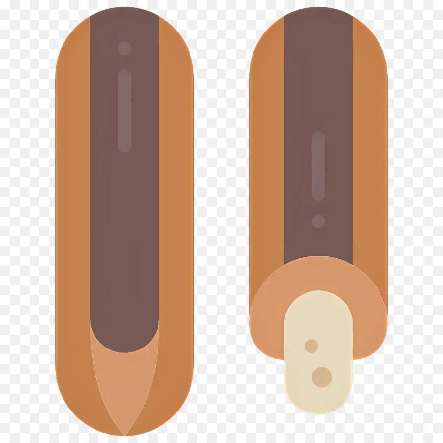 éclair，Picolés De Chocolate PNG