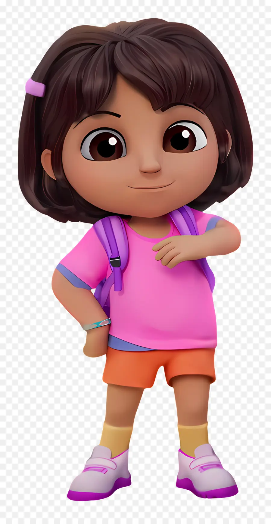 Dora Márquez，Menina Dos Desenhos Animados Com Mochila PNG