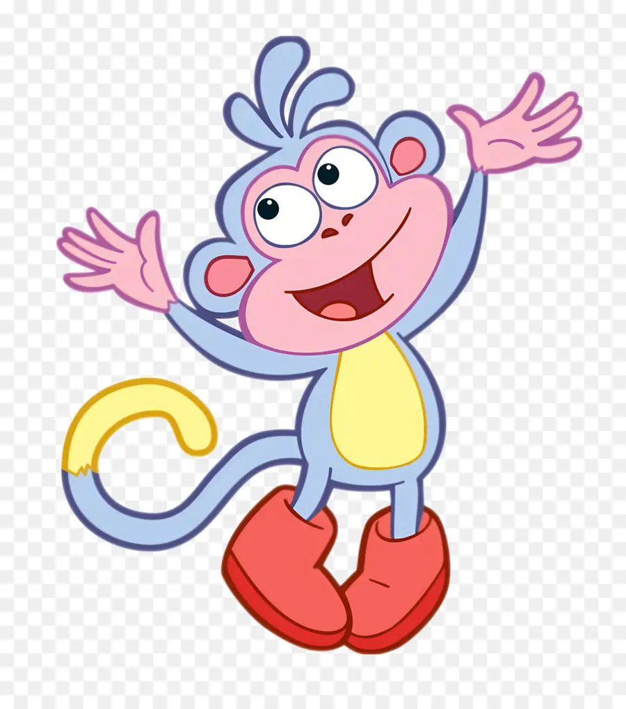 Personagem De Desenho Animado，Macaco PNG