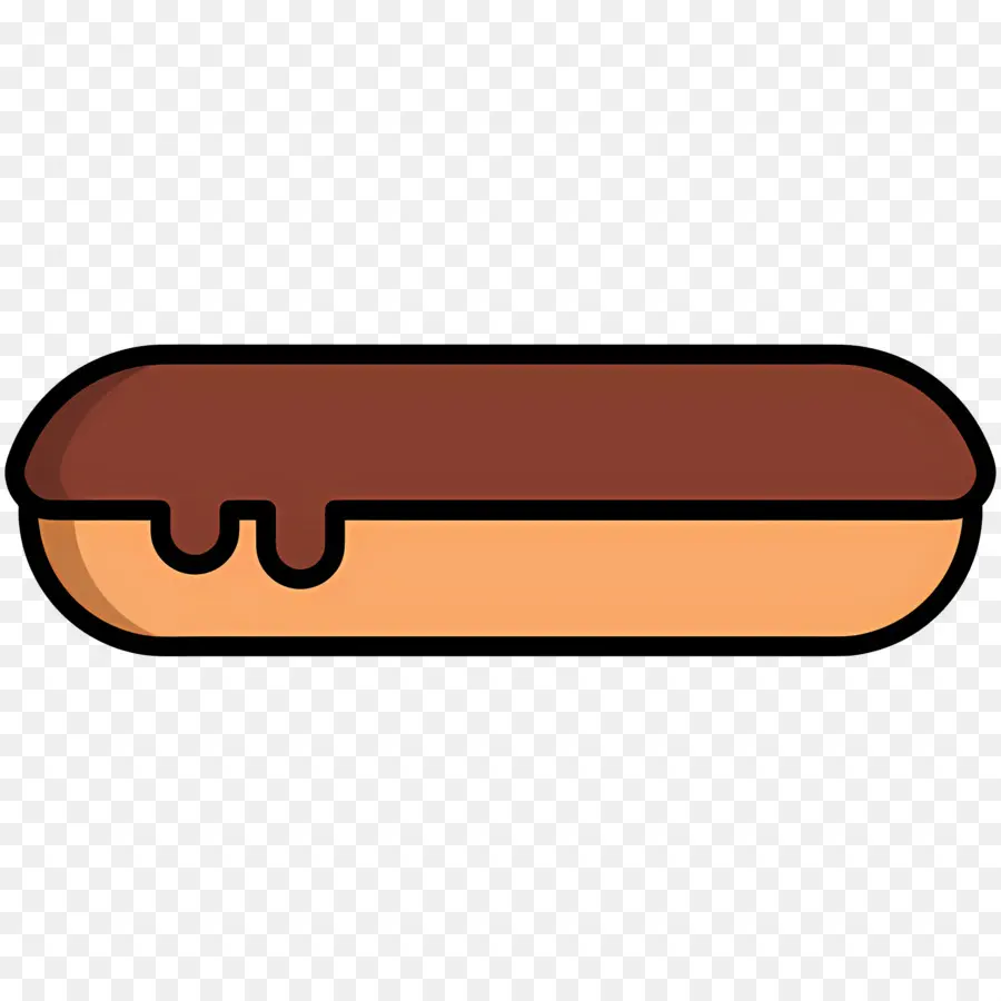 éclair，Éclair De Chocolate PNG