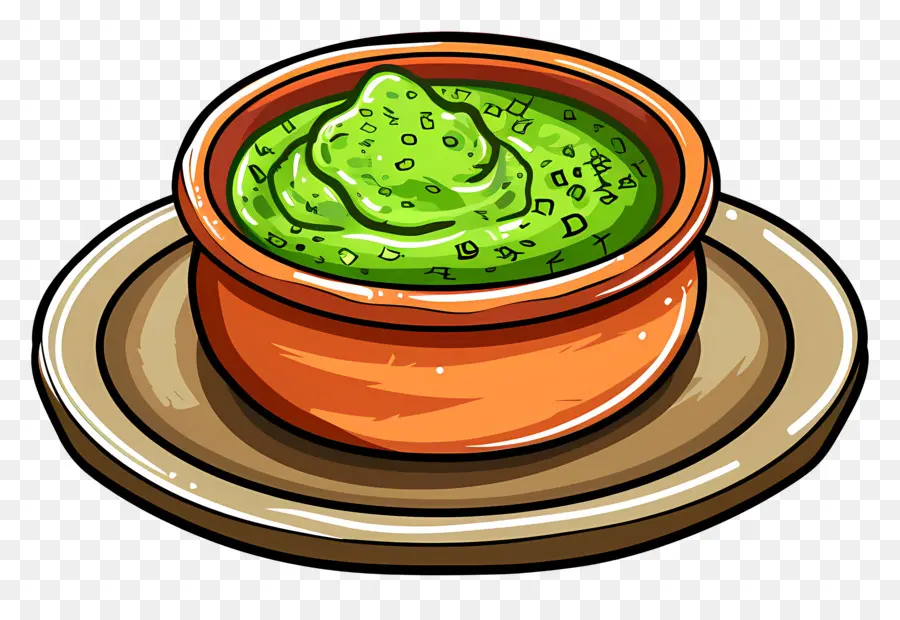 Comida Indiana，Molho Verde PNG