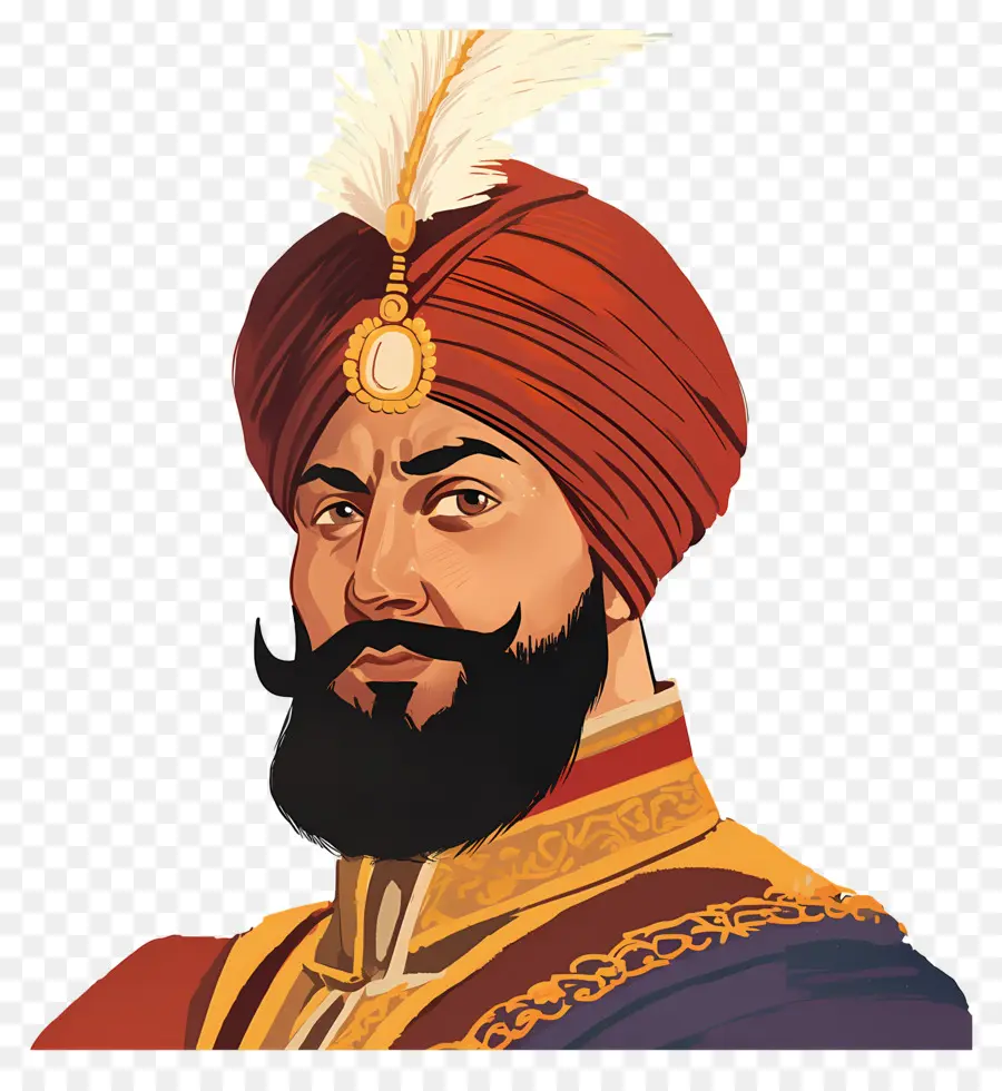 Guru Govind Singh Jayanti，Figura Histórica PNG