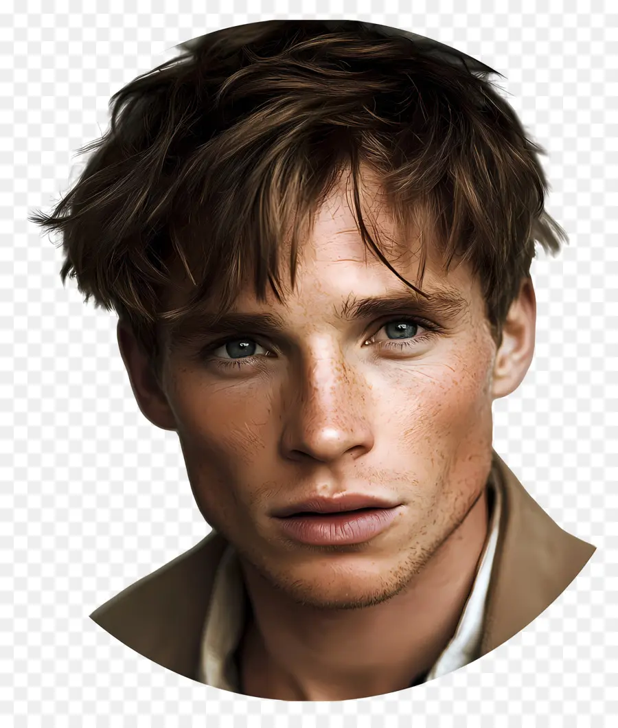 Eddie Redmayne，Retrato Realista PNG