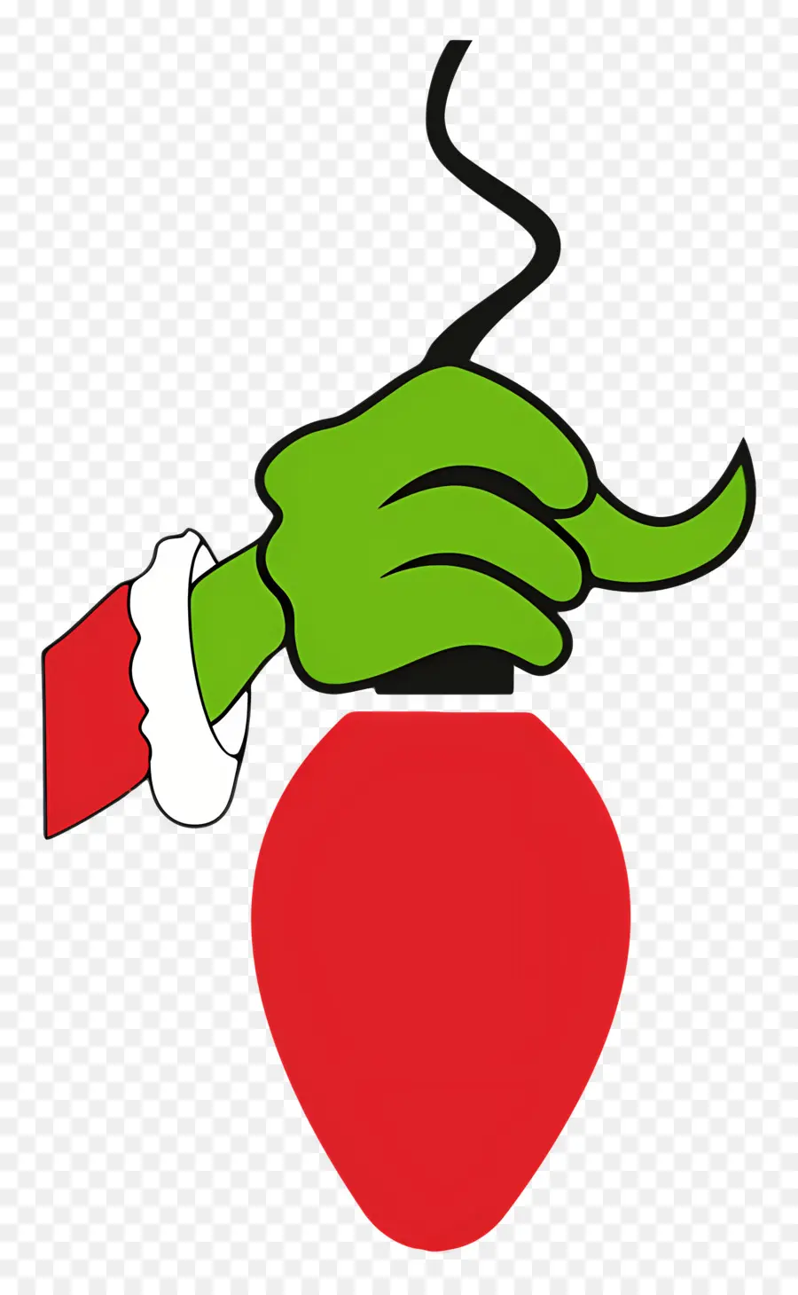 Mão Grinch，Mão Verde PNG