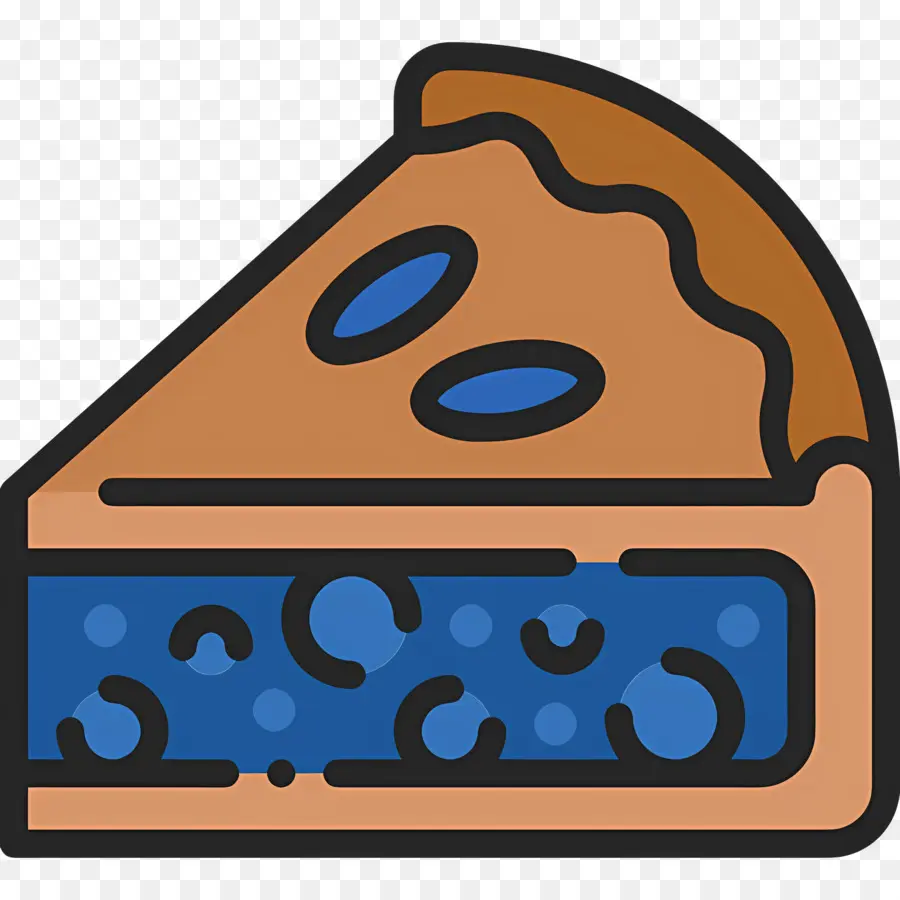 Torta De Mirtilo，Fatia De Torta PNG