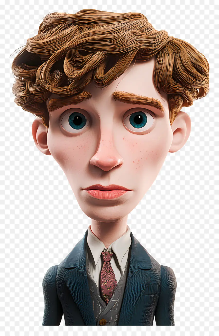 Eddie Redmayne，Personagem Animado Em 3d PNG