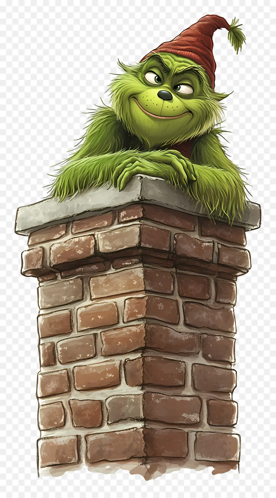 Papai Noel Grinch，Personagem Verde PNG