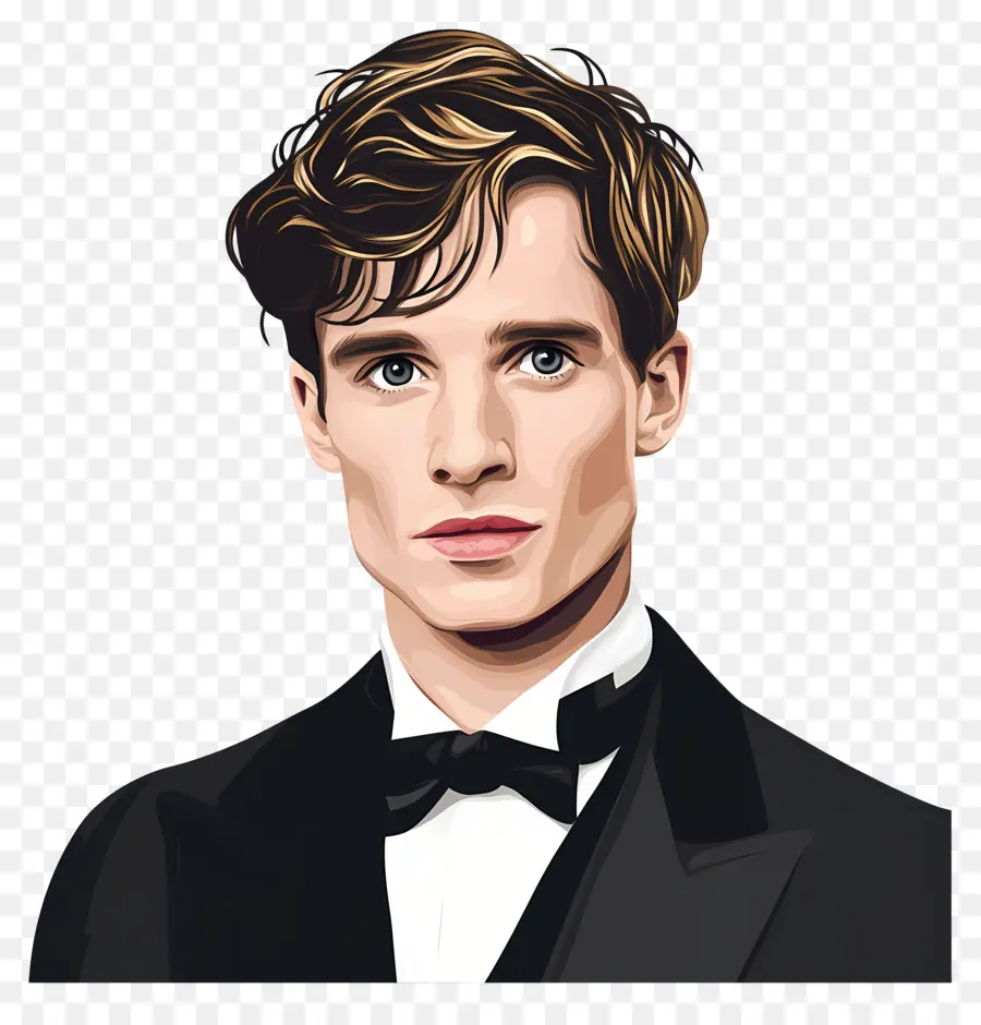 Eddie Redmayne，Homem Estiloso De Terno PNG