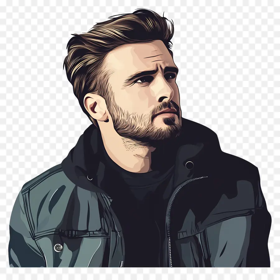 Chris Evans，Homem De Jaqueta PNG