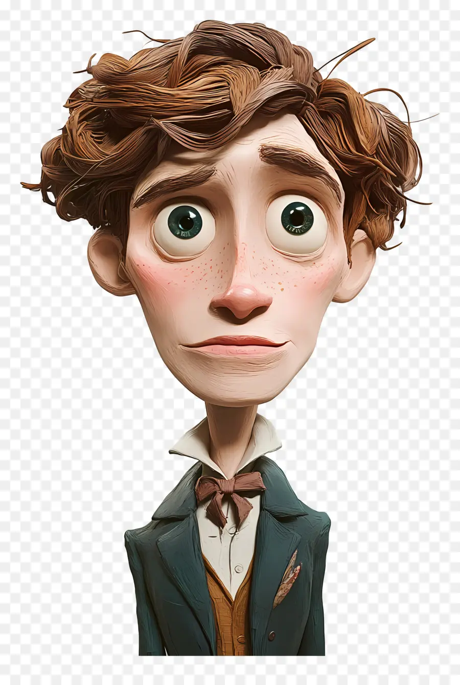 Eddie Redmayne，Personagem Animado Em 3d PNG