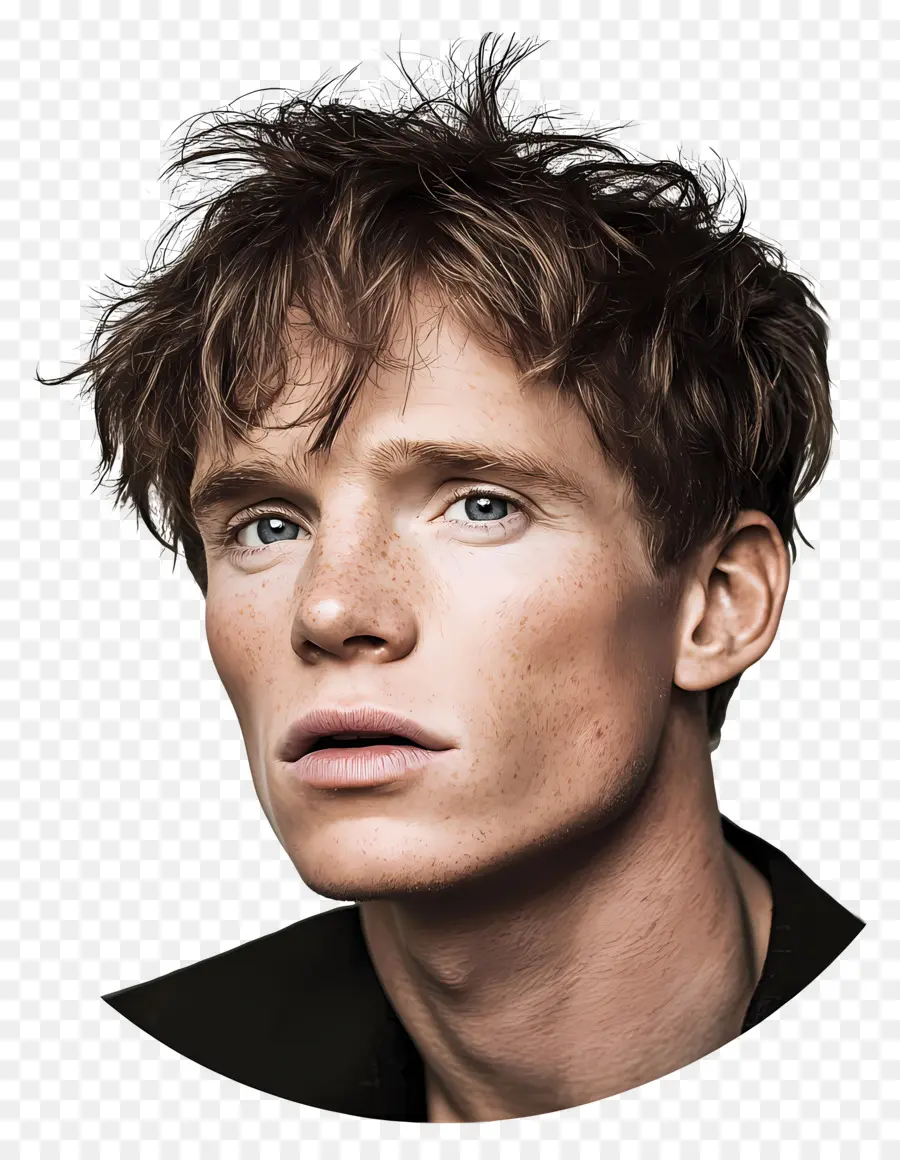 Eddie Redmayne，Retrato Realista PNG