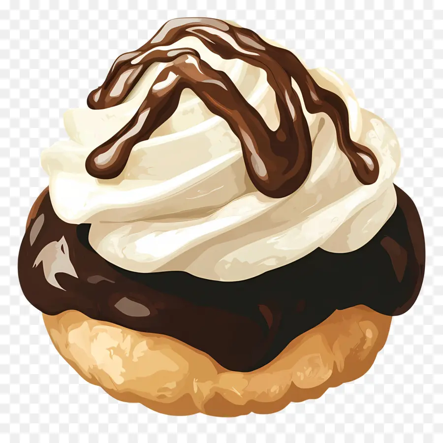 Profiterol，Folhado De Creme PNG