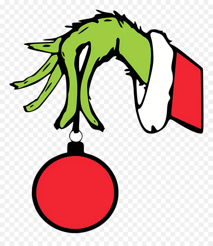 Mão Grinch，Mão PNG