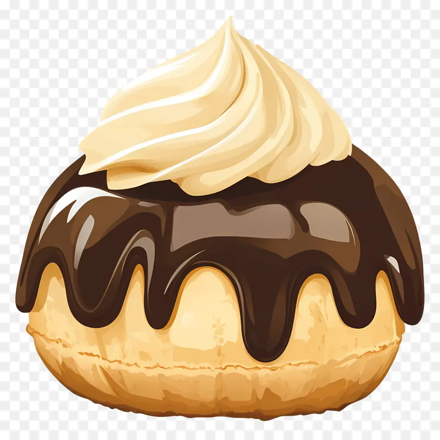 Profiterol，Folhado De Creme PNG