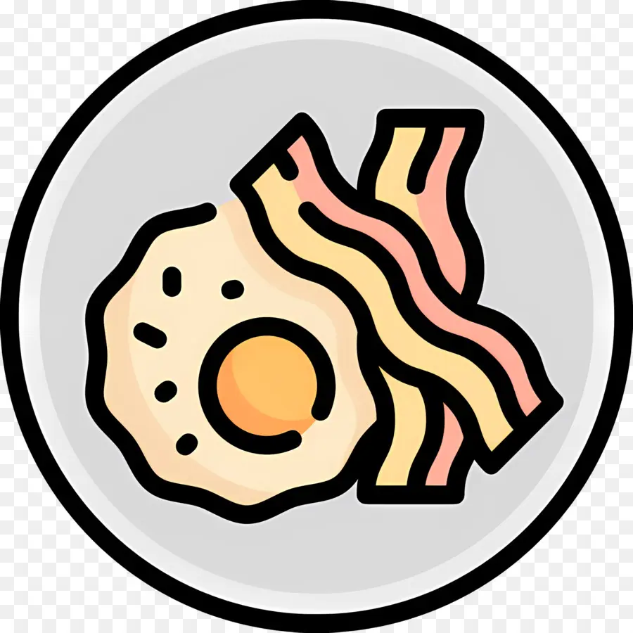 Bacon E Ovos，Ovo E Bacon PNG