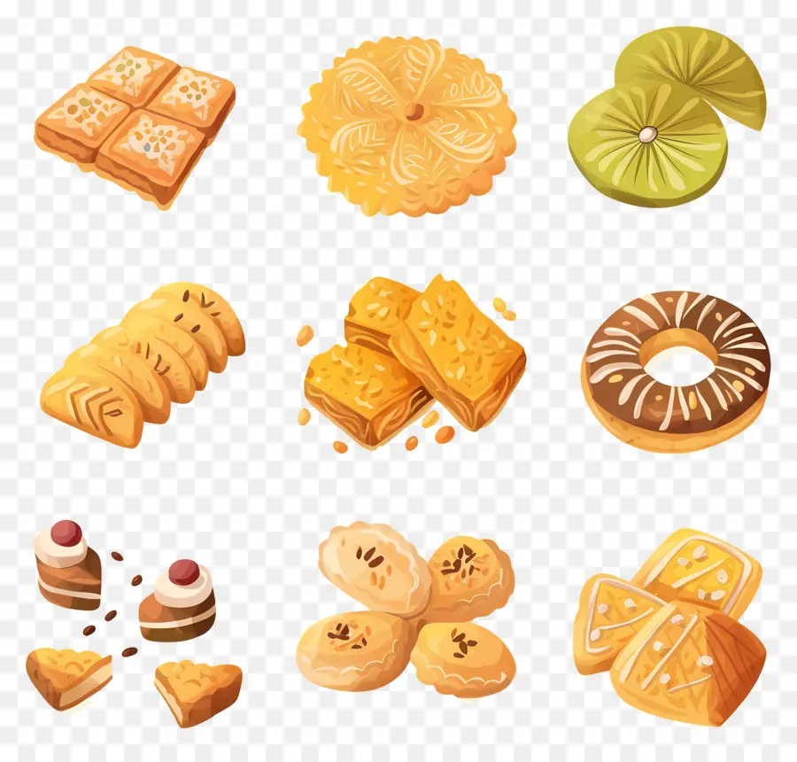 Doces Lohri，Doces Sortidos PNG