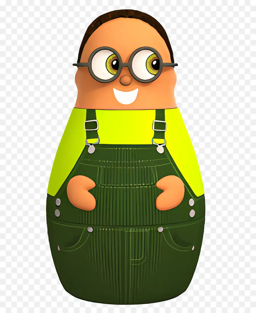 Heróis De Higglytown，Personagem De Desenho Animado De Macacão Verde PNG