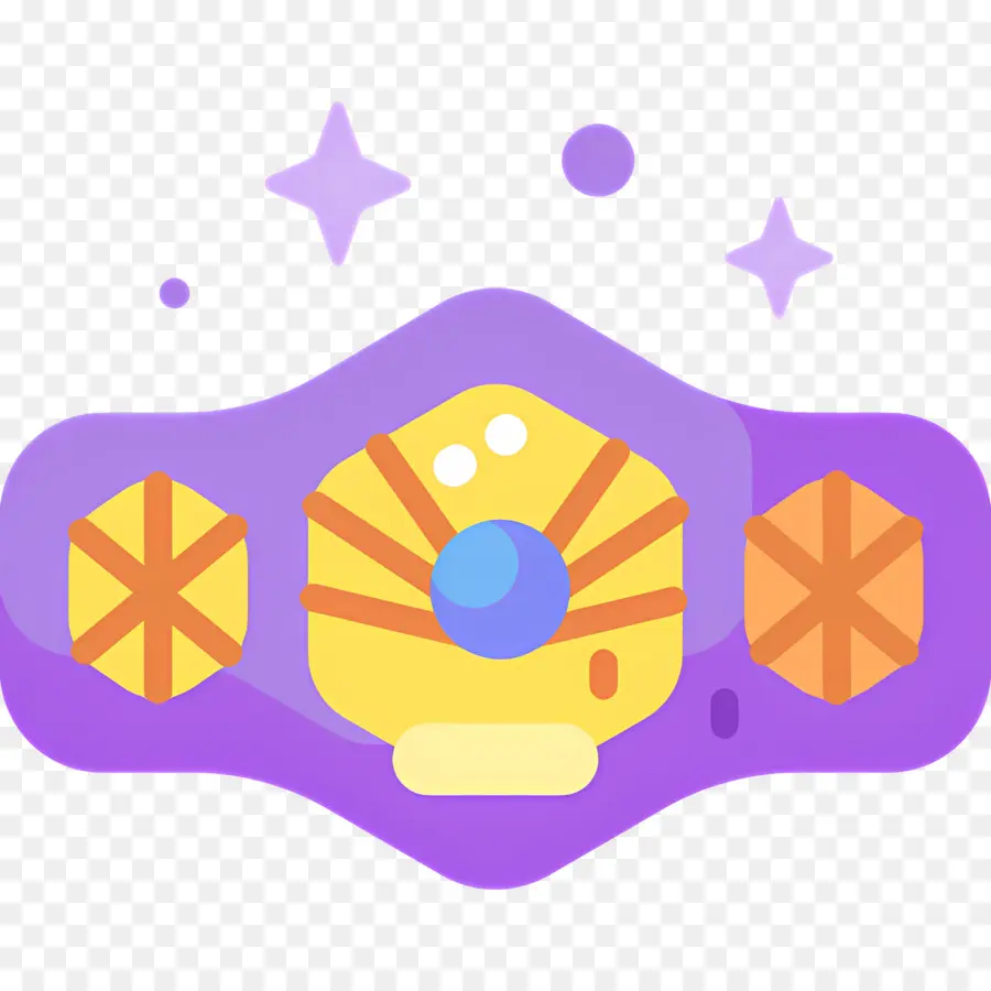 Cinto De Boxe，Cinto Estrela Roxo PNG