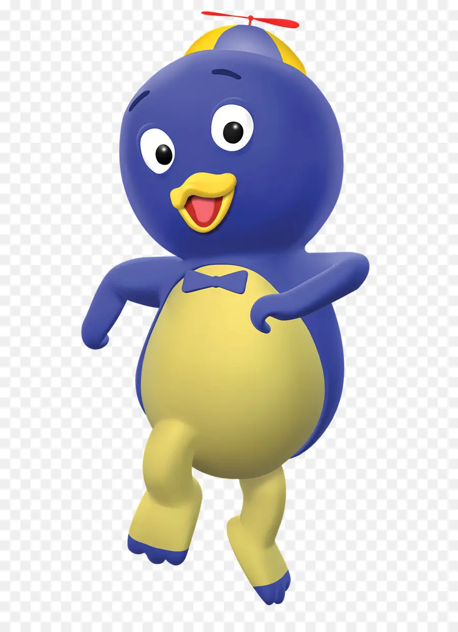 Backyardigans，Pinguim Azul Dançando PNG