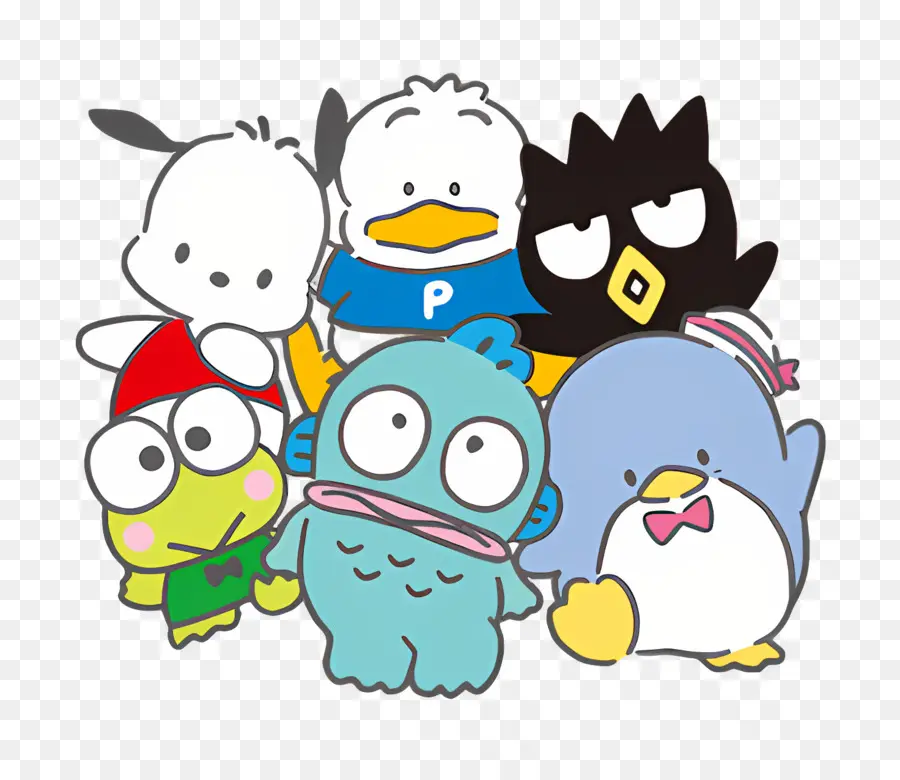 Hapidanbui，Grupo De Animais De Desenho Animado PNG