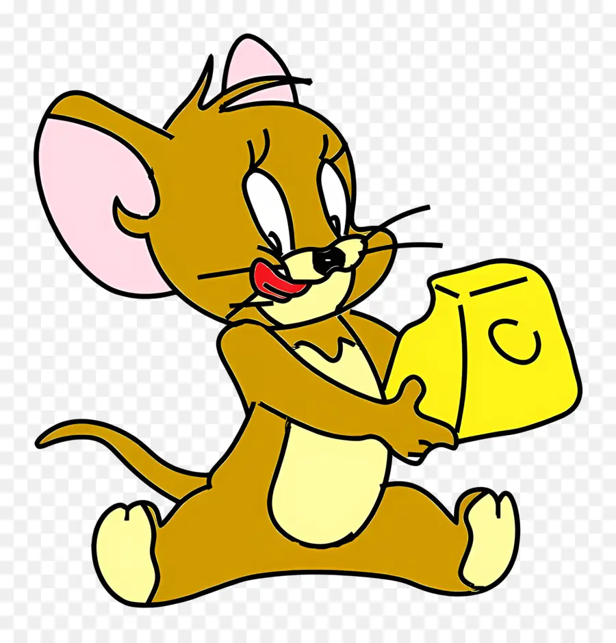 Jerry Rato，Rato De Desenho Animado PNG