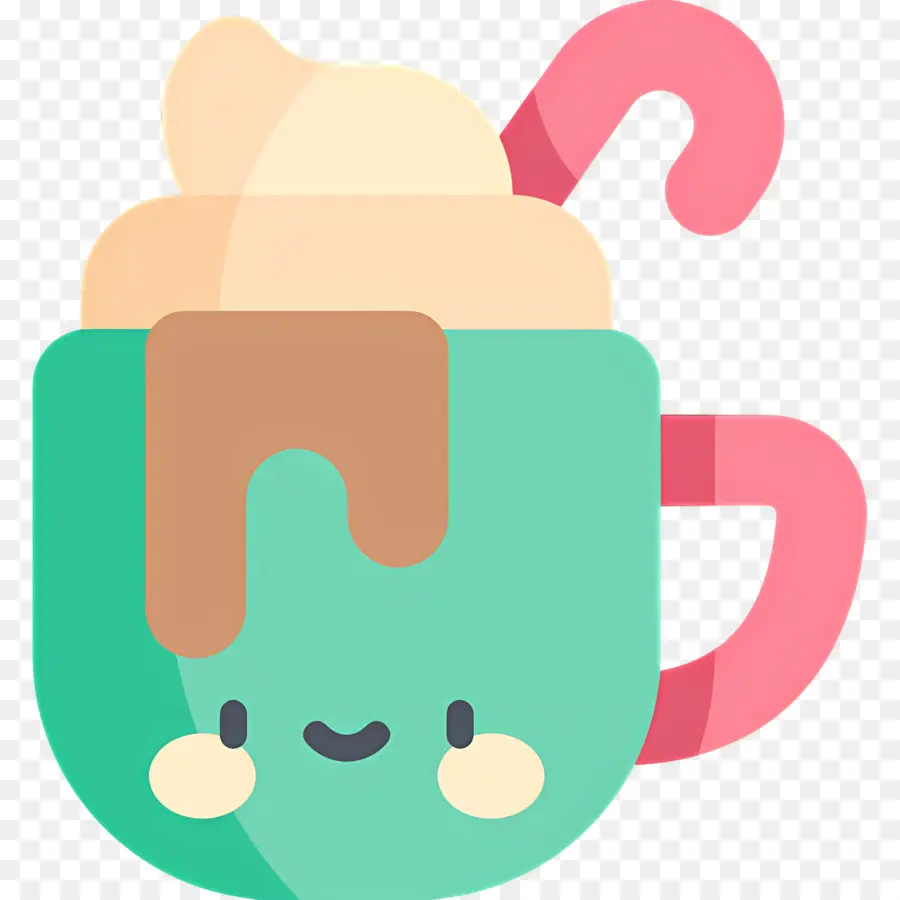 Chocolate Quente De Natal，Copo Fofo PNG