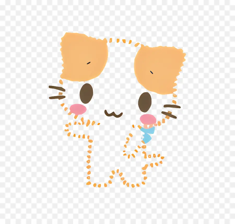 Sanrio，Gato Fofo Doodle PNG