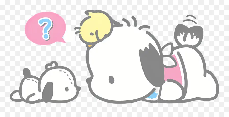 Pochacco，Cão E Amigos Dos Desenhos Animados PNG