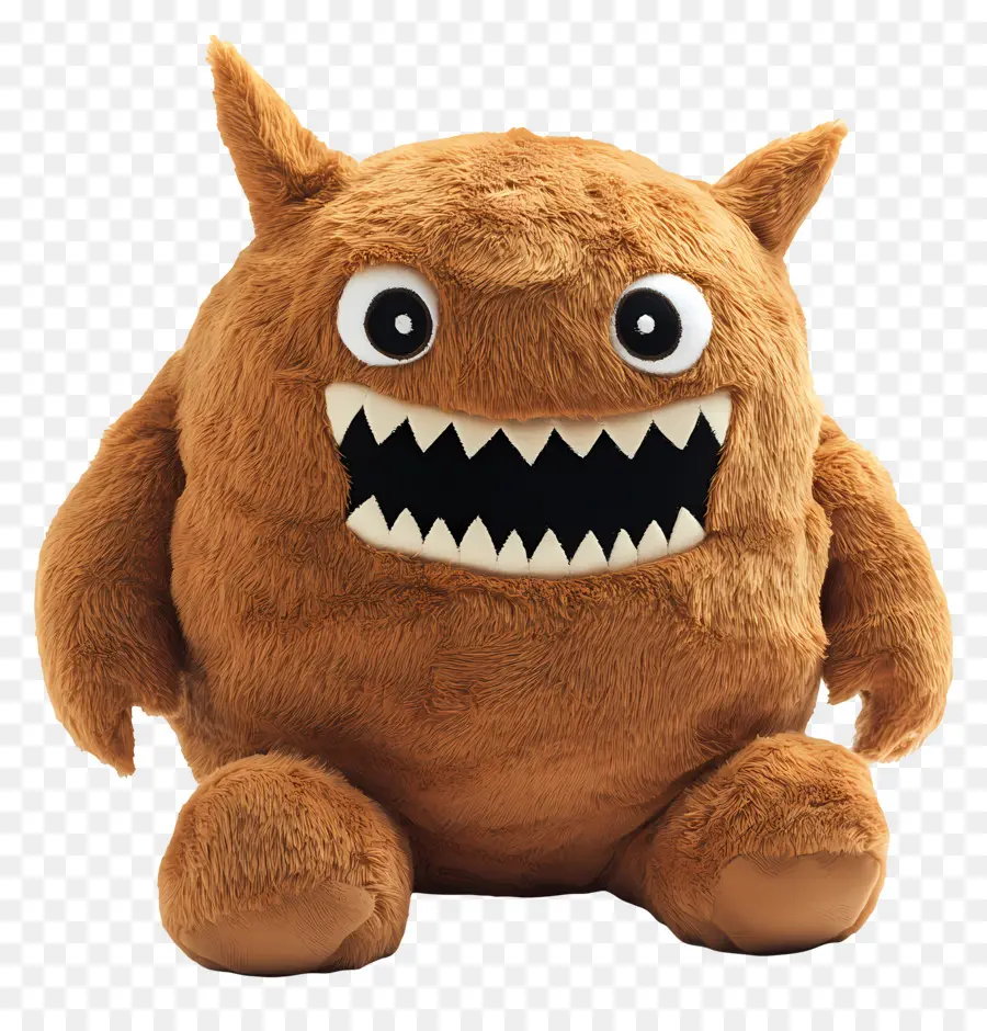 Domo Kun，Monstro Marrom PNG