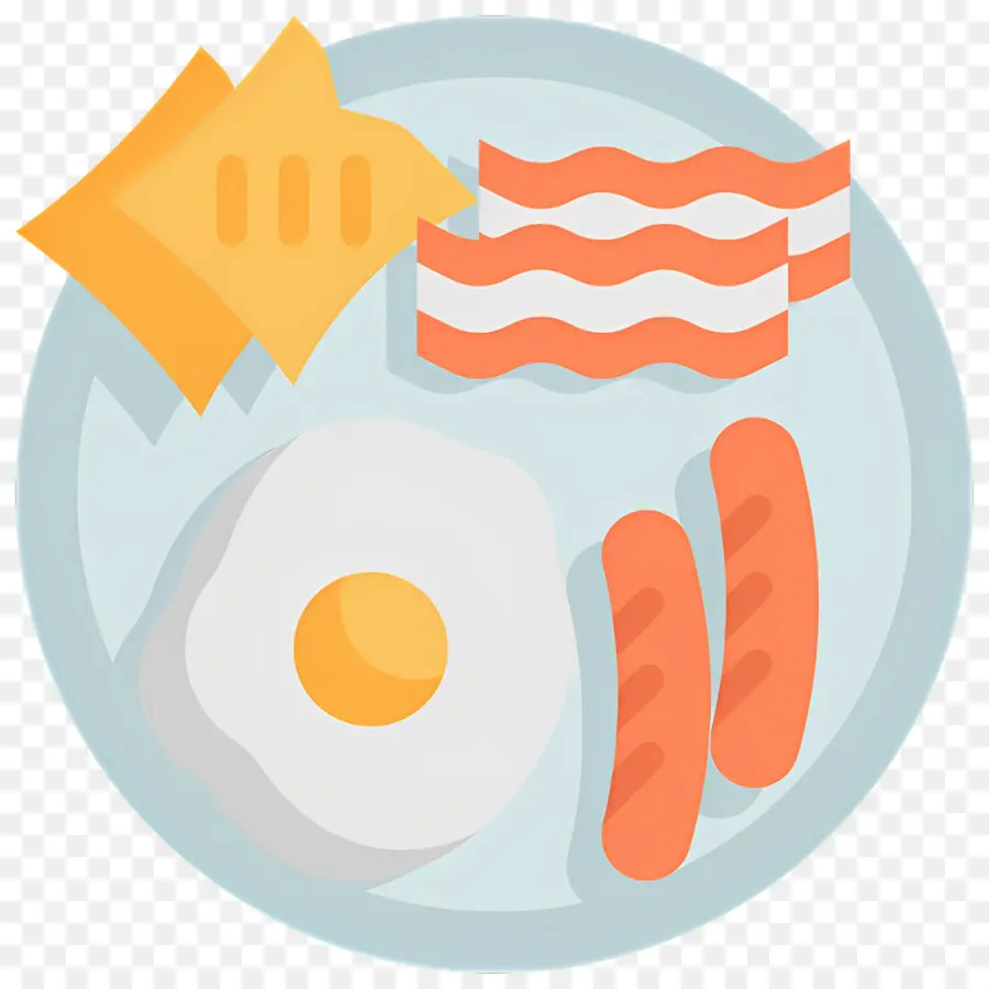 Bacon E Ovos，Ovo Bacon E Salsicha PNG