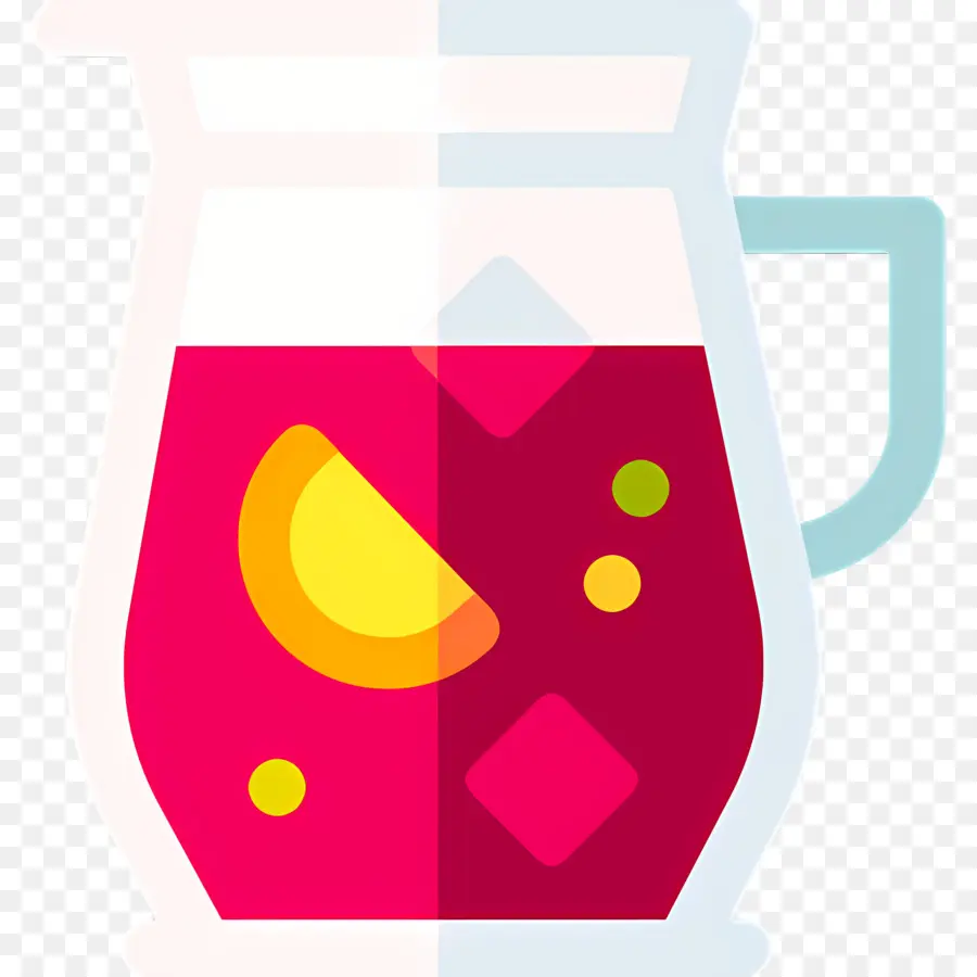 Sangria，Jarra Com Bebida De Laranja PNG