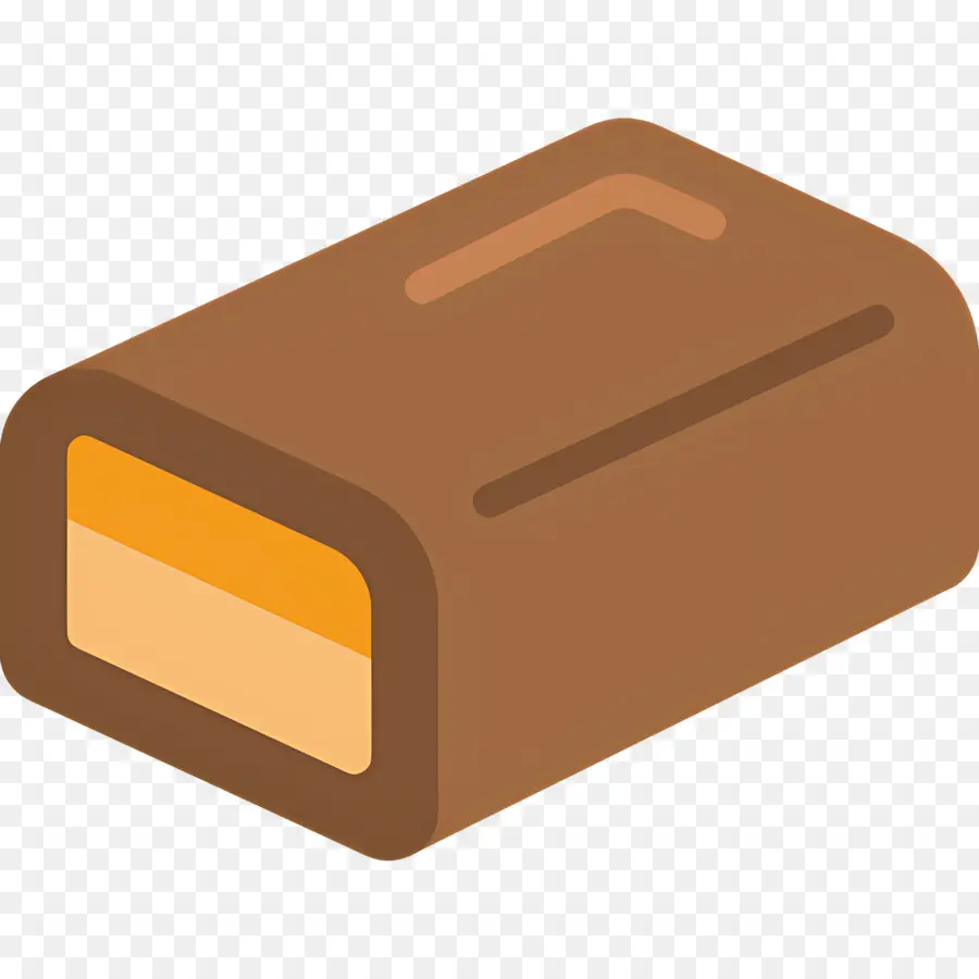 Barra De Chocolate，Chocolate Caramelo PNG