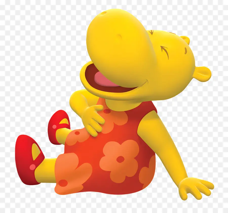 Backyardigans，Hipopótamo Amarelo PNG