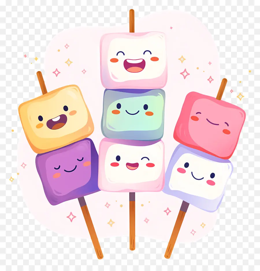 Marshmallows Fofos，Marshmallow PNG