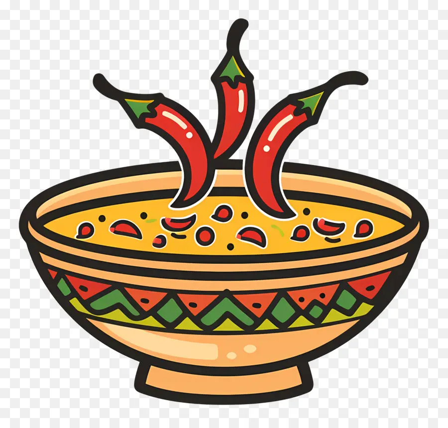 Prato Indiano，Sopa Picante PNG