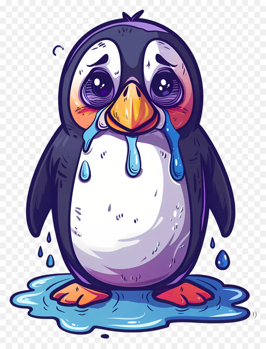 Pinguim Chorando，Pinguim Fofo PNG