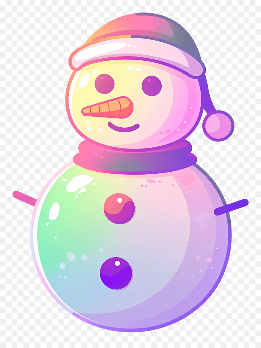 Boneco De Neve De Natal，Boneco De Neve Colorido PNG