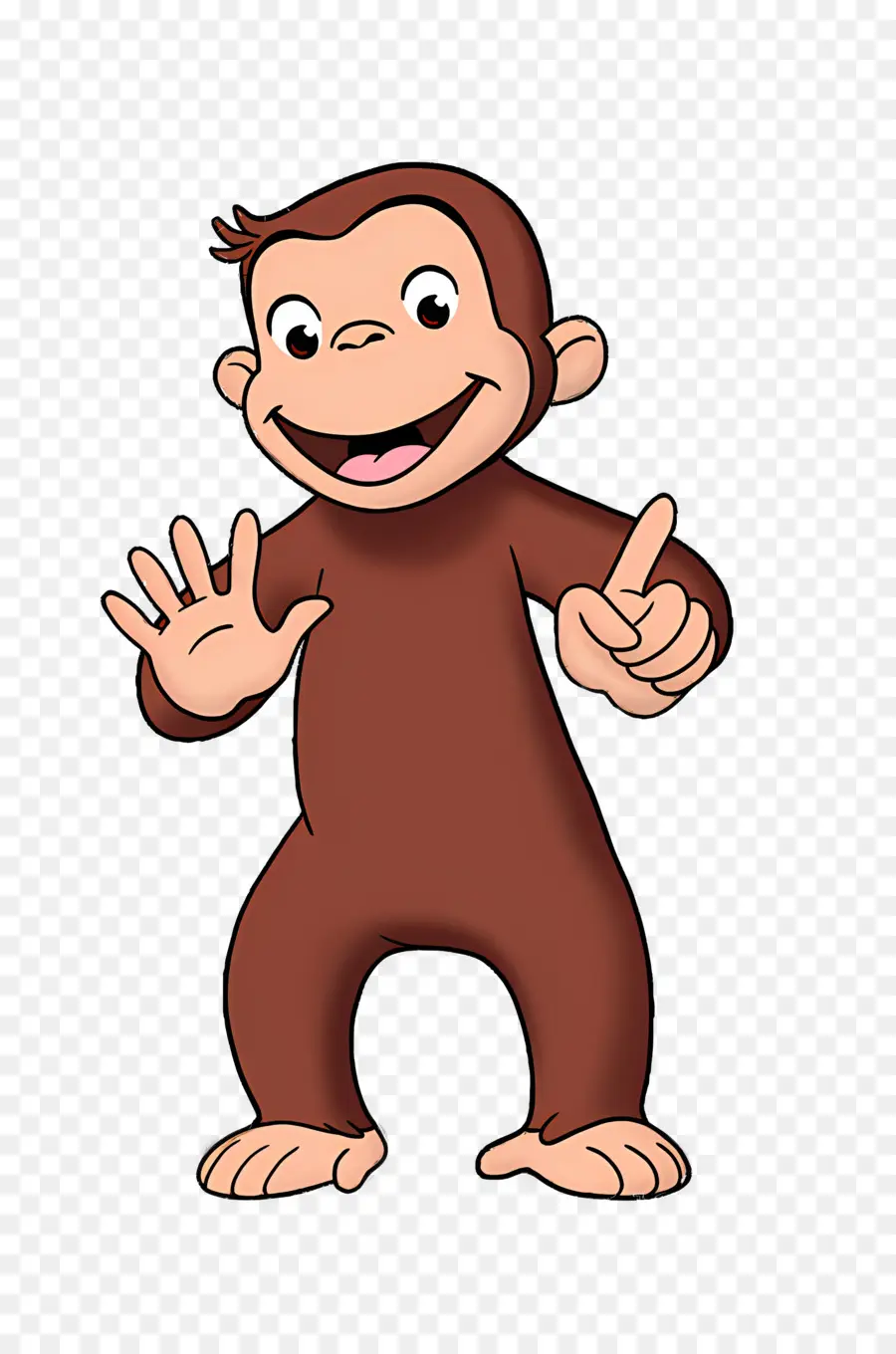 Curioso Jorge，Macaco De Desenho Animado PNG