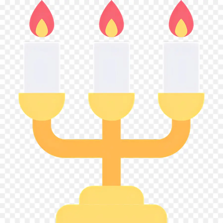 Iluminação De Velas，Candelabro Dourado PNG