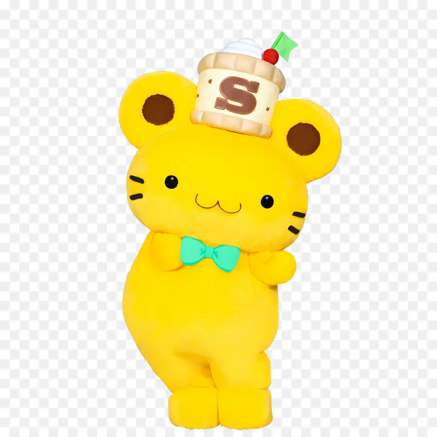 Bolinho，Urso Amarelo PNG