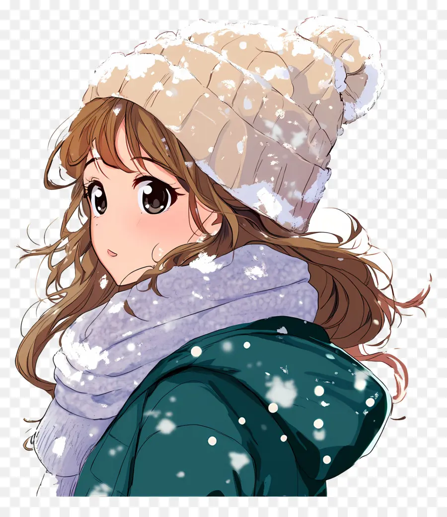 Garota De Inverno，Garota Anime No Inverno PNG