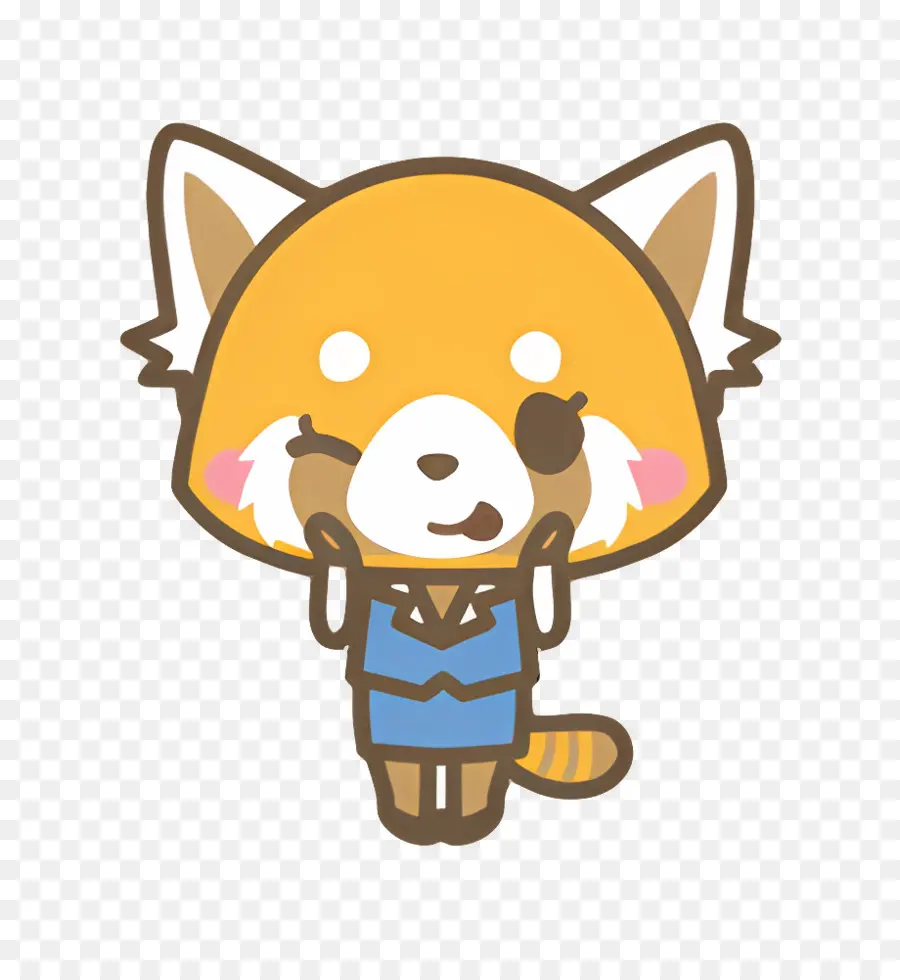 Aggretsuko，Personagem Animal De Desenho Animado PNG